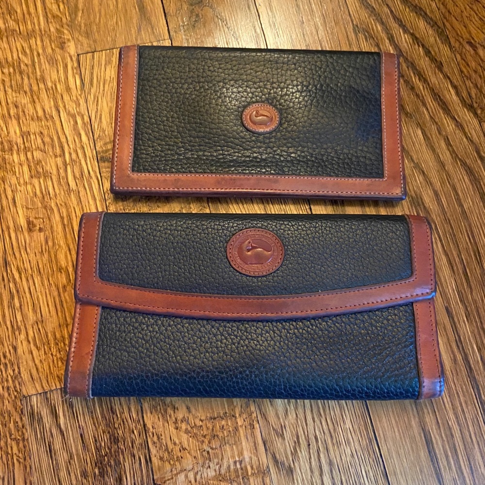 Dooney & Bourke Vintage Checkbook Wallet
